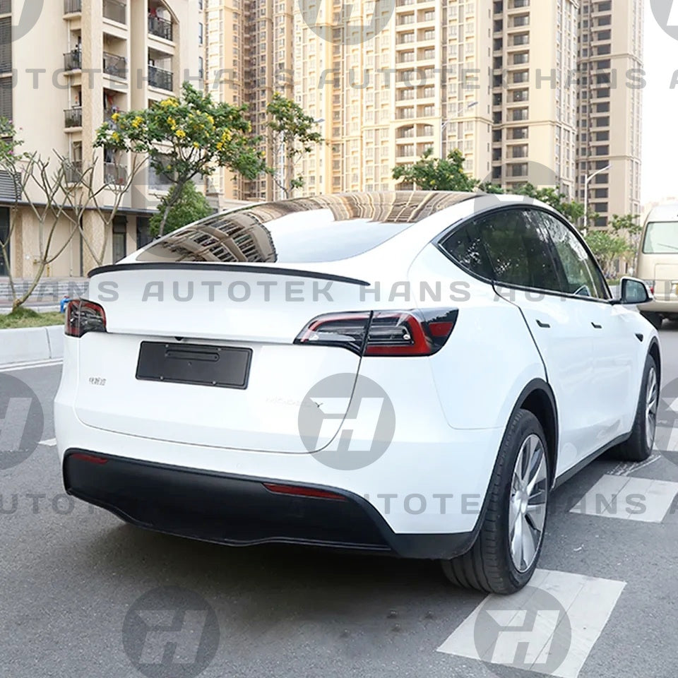 100% REAL FULL CARBON FIBER REAR SPOILER FOR TESLA MODEL Y SEDAN 2016 -2023