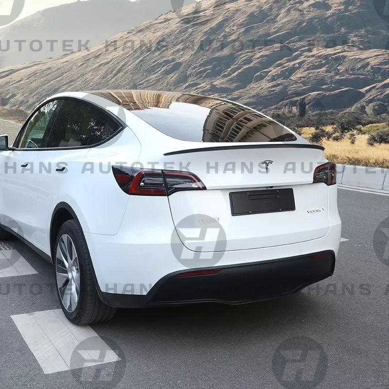 100% REAL FULL CARBON FIBER REAR SPOILER FOR TESLA MODEL Y SEDAN 2016 -2023