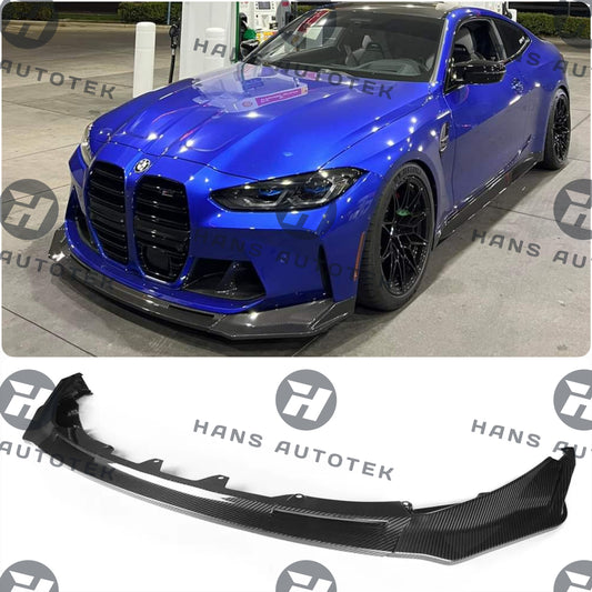 Full Dry Carbon Fiber Front Lip V-Style FOR BMW M3 M4 G80 G82 G83 ( 2021+ )