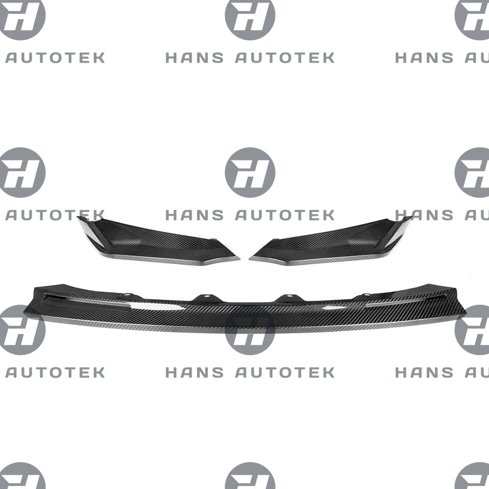 Full Dry Carbon Fiber Front Lip V-Style FOR BMW M3 M4 G80 G82 G83 ( 2021+ )