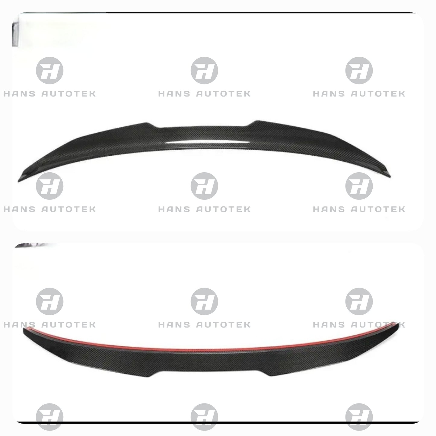 PSM Style Carbon Fiber Rear Trunk Spoiler For Audi A3 S3 RS3 GY Sedan ( 2022 - 2024)