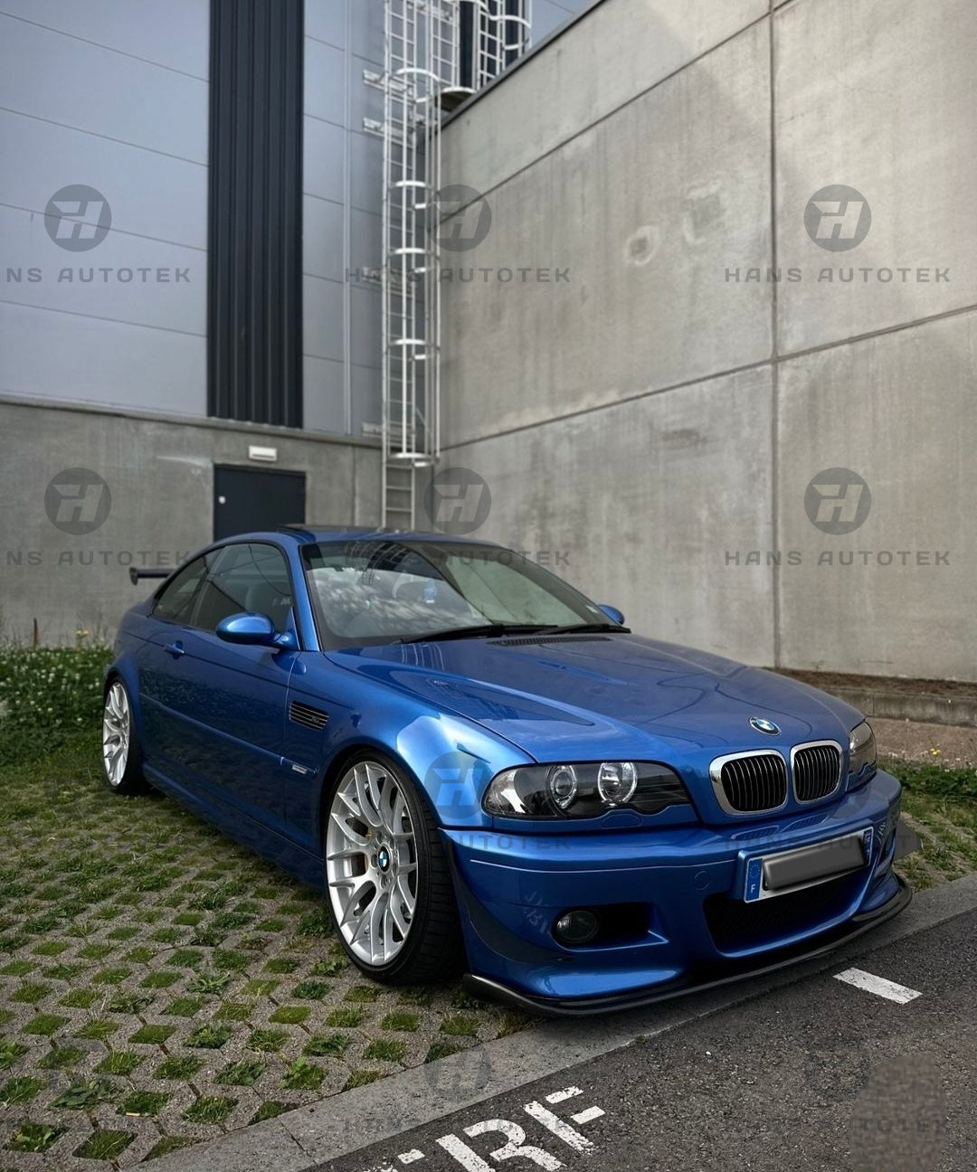 HAMANN STYLE GLOSS BLACK FRONT LIP SPLITTER FOR BMW E46 M3