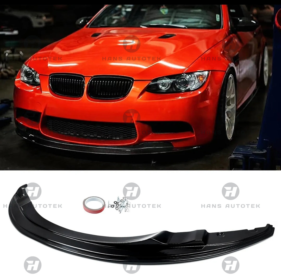 GTS STYLE GLOSS BLACK FRONT LIP SPLITTER FOR BMW M3 E92 E93 E90