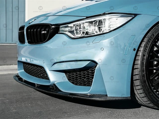 3D Style Real Carbon Fiber Front Lip Splitter FOR BMW F80 F82 F83 M3 M4