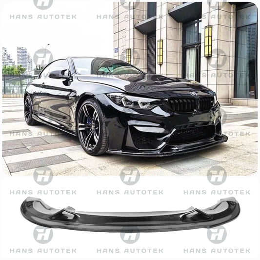RZA Style Real Carbon Fiber Front Lip Splitter FOR BMW F80 F82 F83 M3 M4