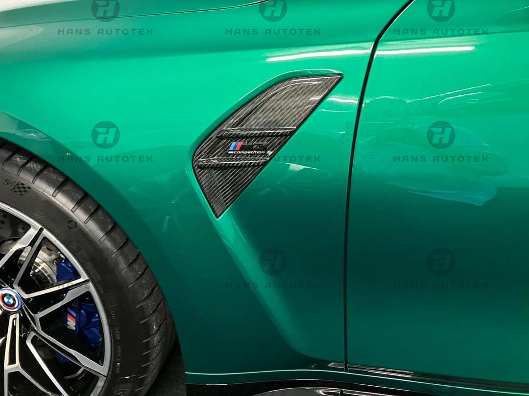 MP Style Full Carbon Fibre Side Fender Trim Vent Replacement FOR BMW G80 G81 M3