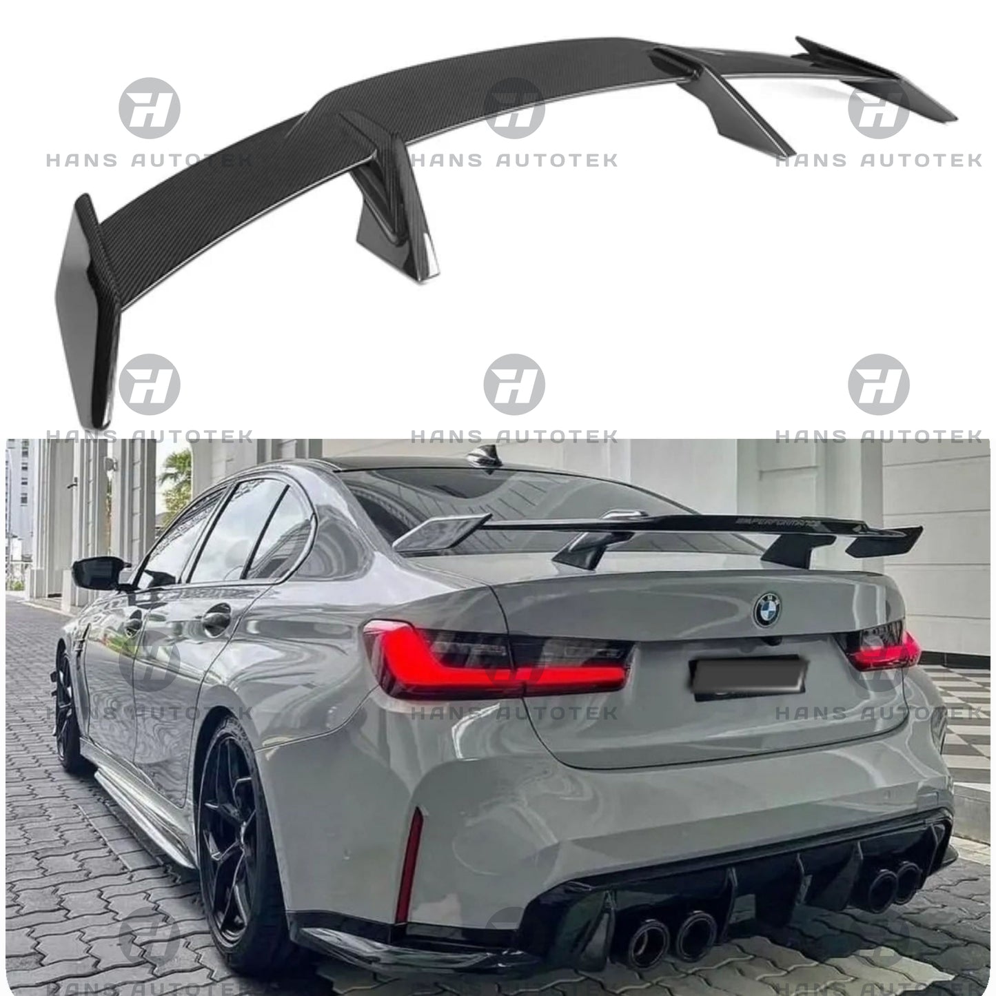M Performance Style Full Dry Carbon Fibre Rear Spoiler Wing FOR BMW M3 G80 M4 G82 G83