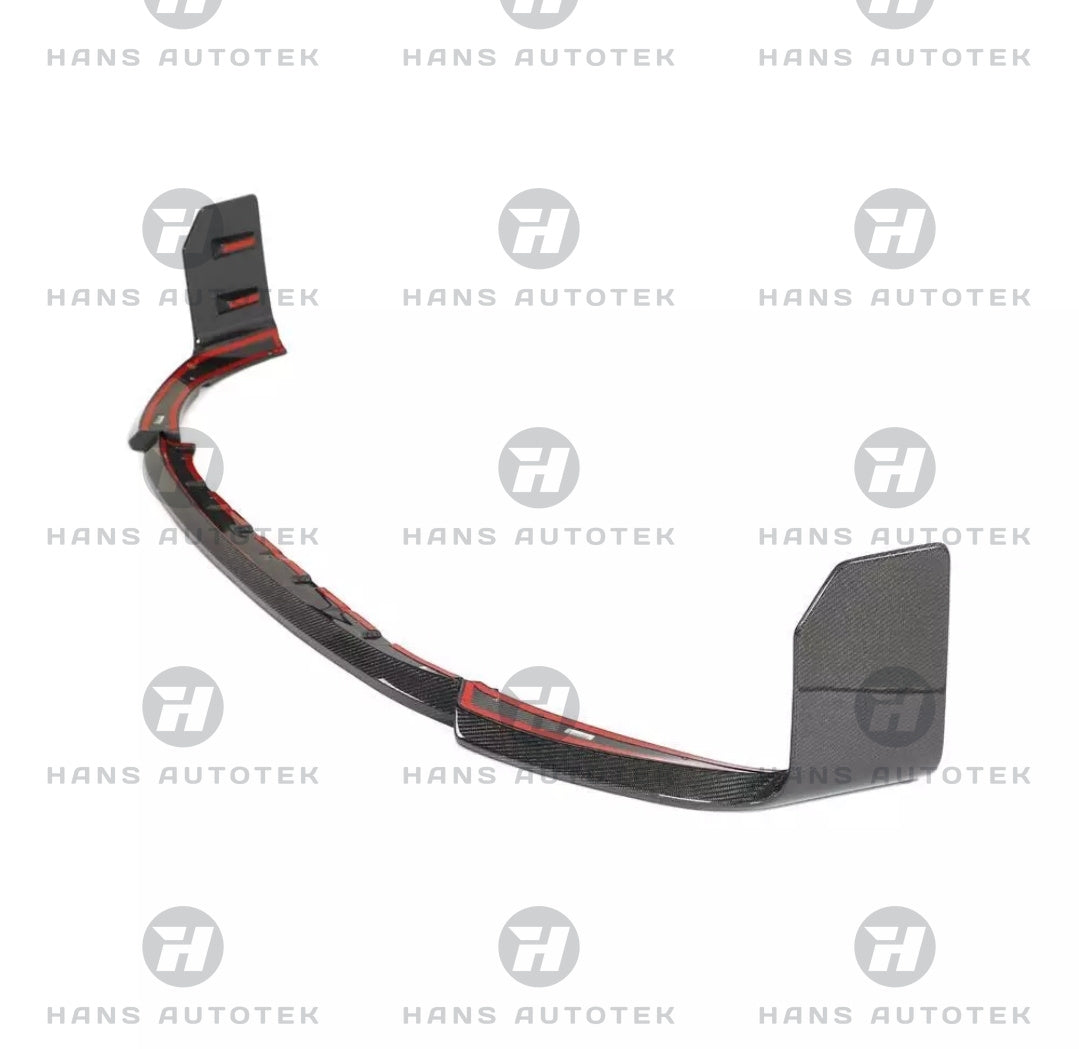 MP STYLE REAL CARBON FIBER FRONT LIP SPLITTER FOR BMW M2 G87 COUPE ( 2022 - UP )