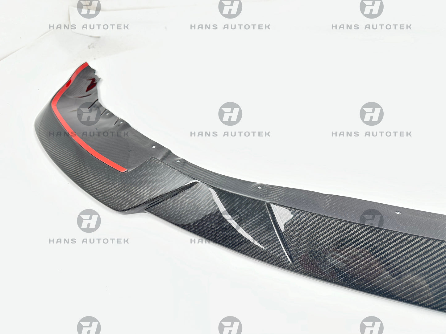 R STYLE REAL CARBON FIBER FRONT LIP SPLITTER FOR BMW M2 G87 COUPE ( 2022 - UP )