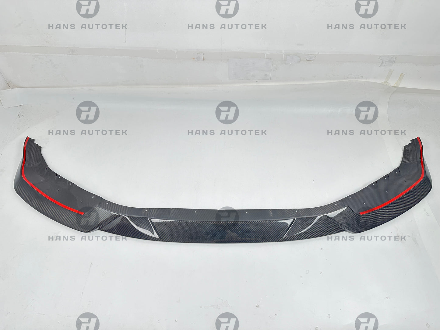 R STYLE REAL CARBON FIBER FRONT LIP SPLITTER FOR BMW M2 G87 COUPE ( 2022 - UP )
