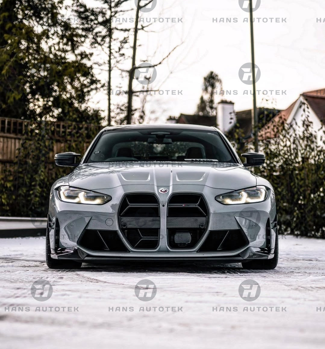 MP Style Gloss Black Air-Duct Front Bumper FOR BMW M3 M4 G80 G82 G83 ( 2021 + )