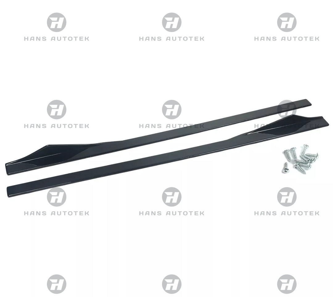 Gloss Black V Style Side Skirts Extension For BMW F87 M2 & M2 Competition (16-21 )