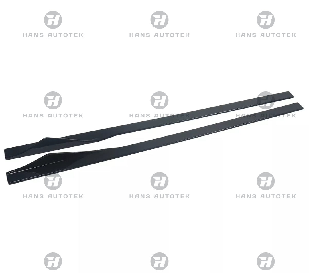Gloss Black V Style Side Skirts Extension For BMW F87 M2 & M2 Competition (16-21 )