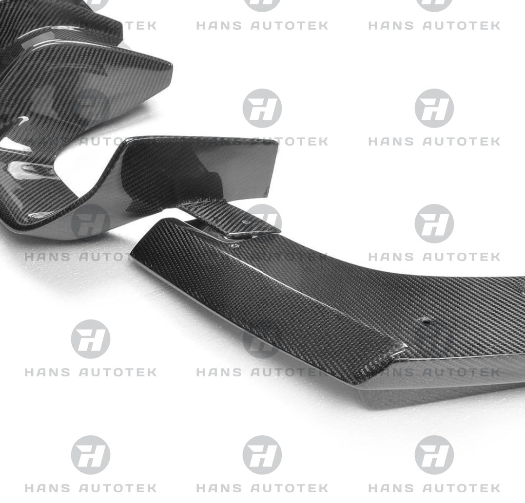 V Style Real Full Carbon Fiber Rear Diffuser FOR BMW M3 M4 F80 F82 F83