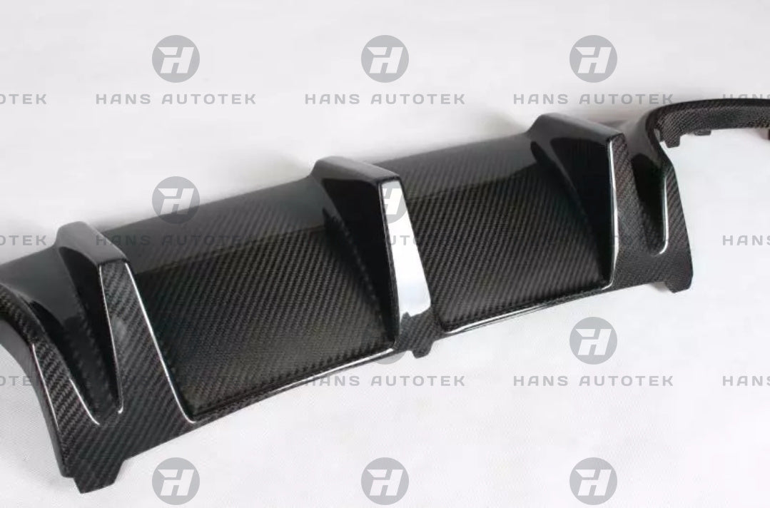 REAL CARBON FIBER REAR DIFFUSER BUMPER FOR MERCEDES C63 W204 PRE-FL (2008-2011)