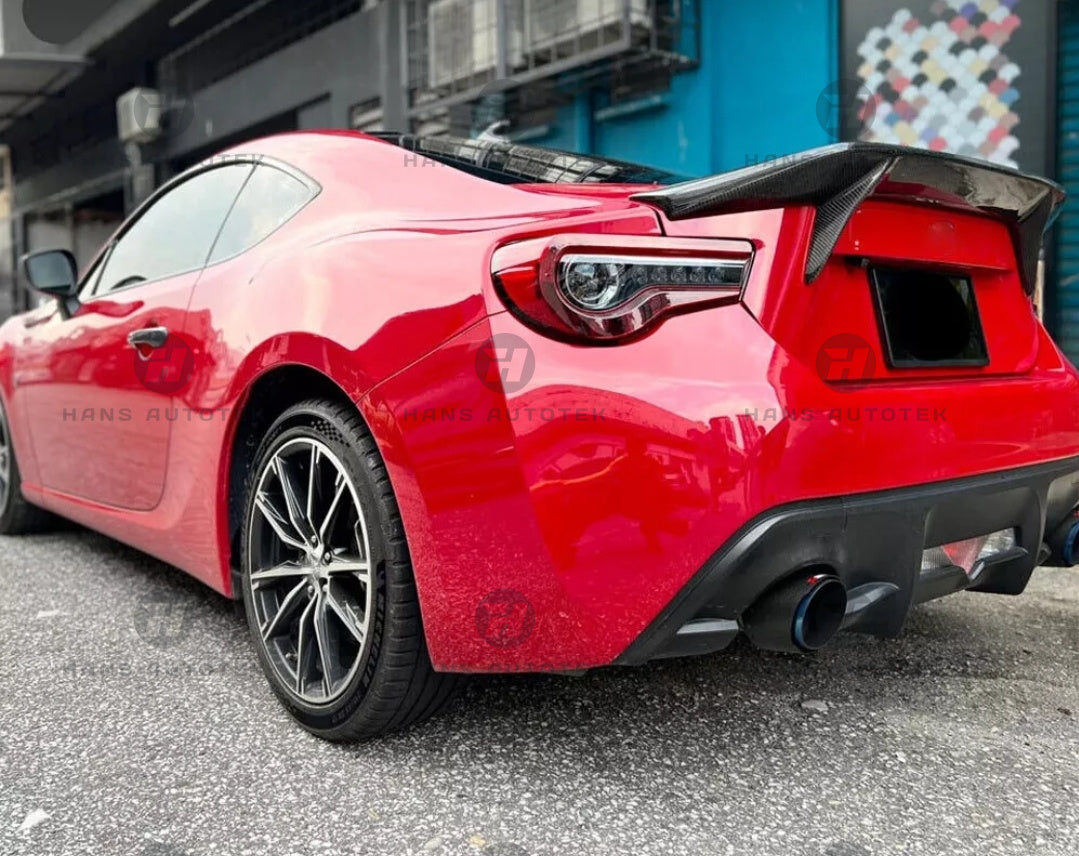 REAL CARBON FIBER AB STYLE SPOILER FOR TOYOTA GT86 & SUBARU BRZ 12-20