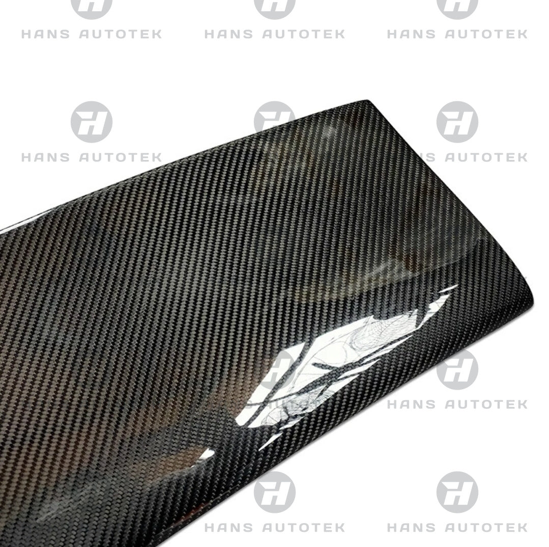 REAL CARBON FIBER STREET H STYLE REAR TRUNK WING FOR TOYOTA SUPRA MK5 A90 GR GTS